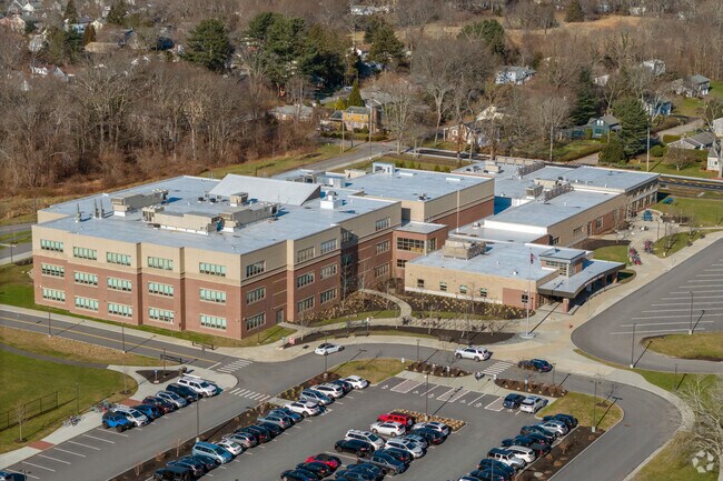 Barrington Middle School is a recently built facility that has state-of-the-art learning tools.