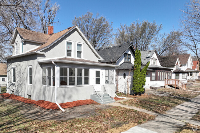 Charming mid-20th century homes adorn the streets in the Folwell neighborhood.