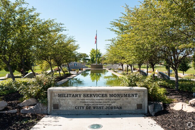Veterans Memorial Park in West Jordan pays tribute to Americas heros.