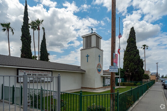 The sign at Our Lady Of Guadalupe keeps everyone informed.