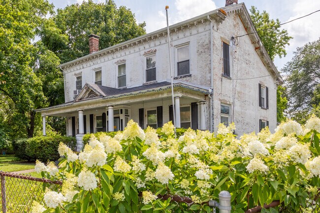 Flowers adorn this Trenton home.
