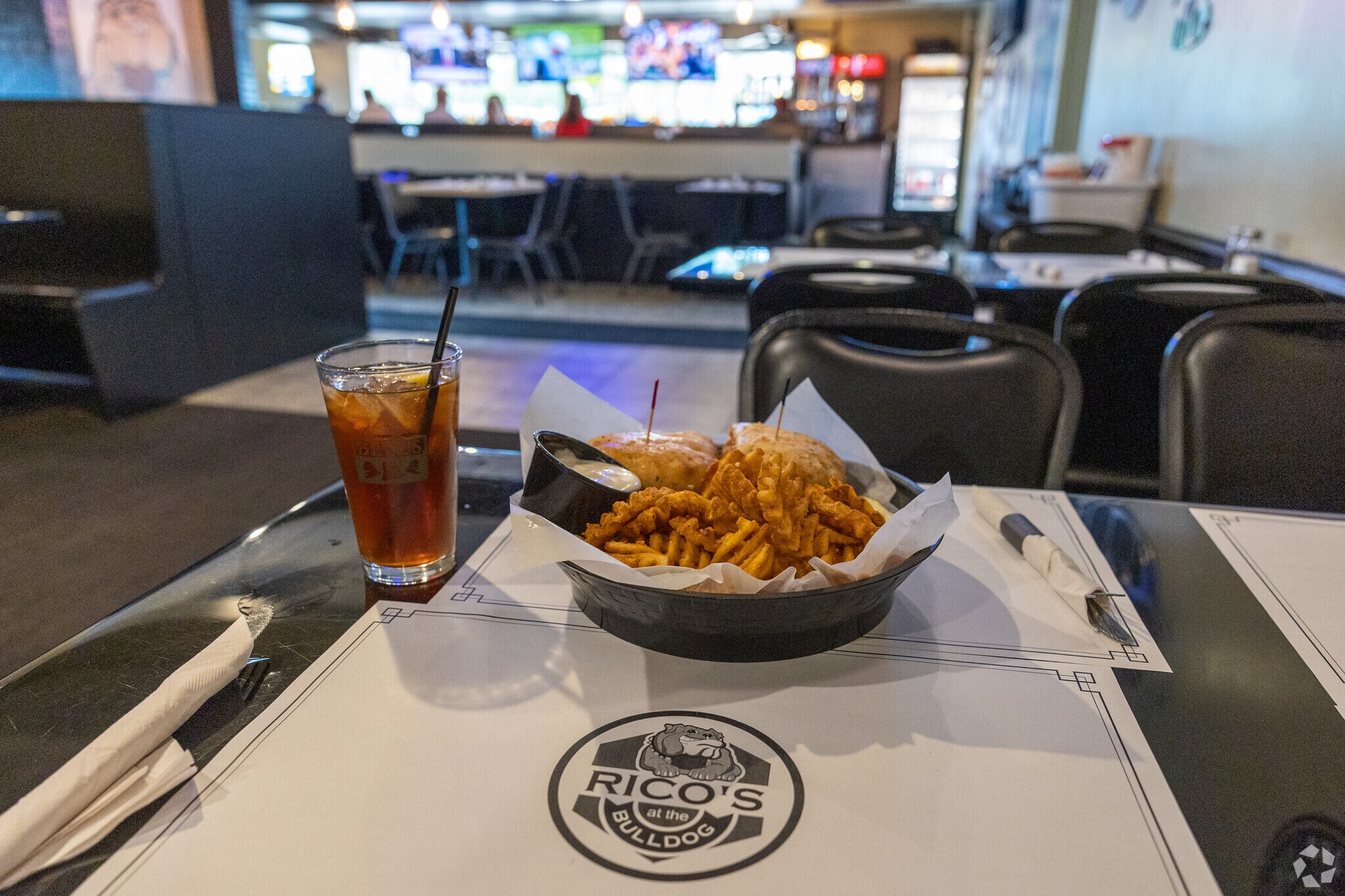 Rico's at the Bulldog serves tasty pub fare in Riverview East.