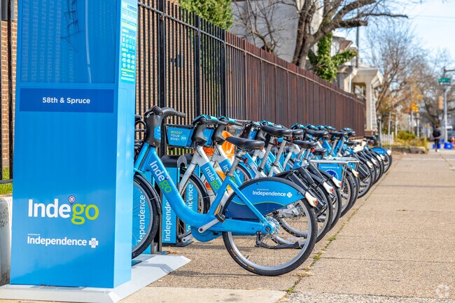 Take an Indego bike to and from Lutheran High School Of Philadelphia.