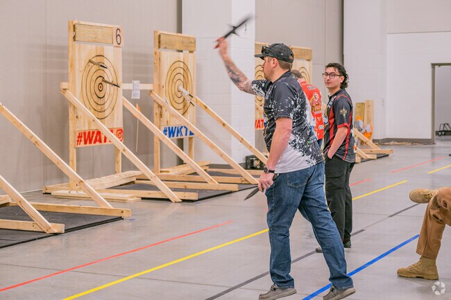 Locals can easily attend the exciting World Axe & Knife Throwing Championships in Little Chute.