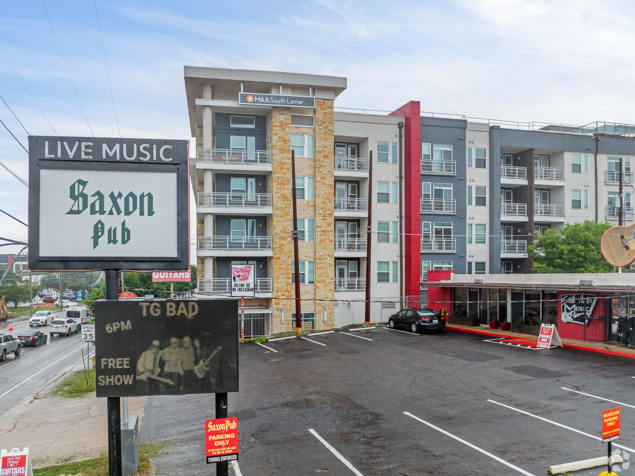 Saxon Pub on South Lamar Blvd showcases lots of local musicians.