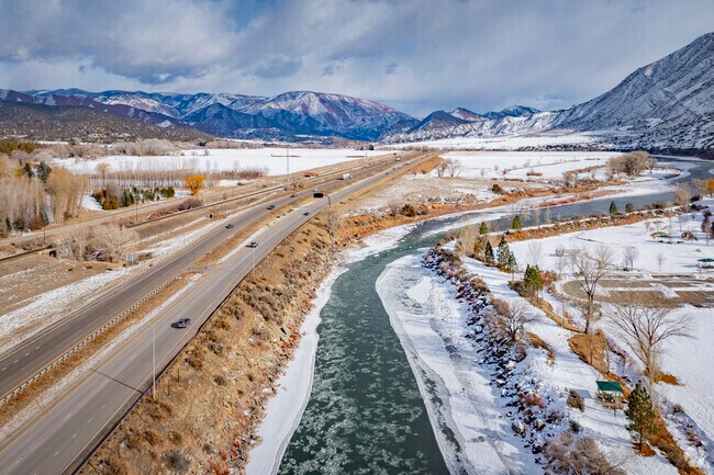 The Colorado River near Lakota Canyon Ranch offers thrilling rafting adventures and serene fishing spots, making it a perfect destination for residents and visitors who love nature and outdoor activities.
