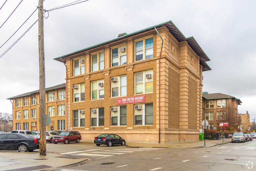 Gregory Math & Science Academy is located in a historic building.
