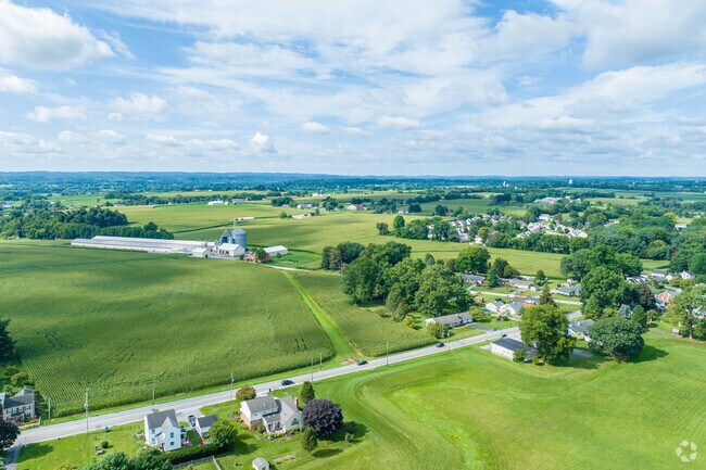 Lampeter is made up of both rural and suburban areas.
