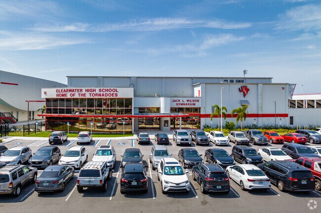 Clearwater High School is the largest school in the Imperial Courts area.