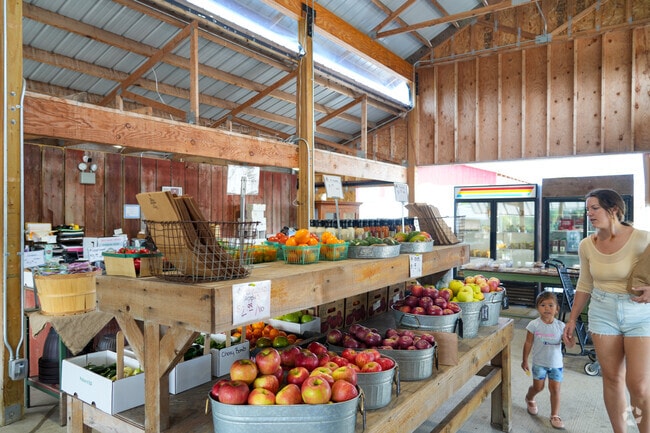 Kleins Farm allows families living in the area to get local produce in Plato Center.