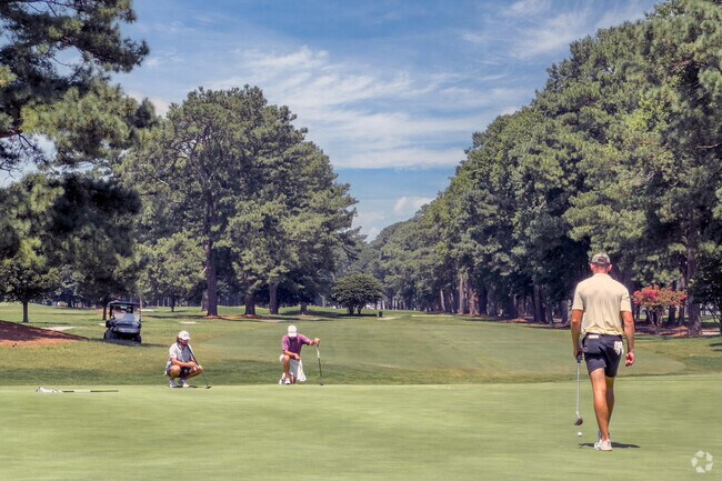 Golf tournaments are held in the Park Manor neighborhood of Portsmouth, Virginia.