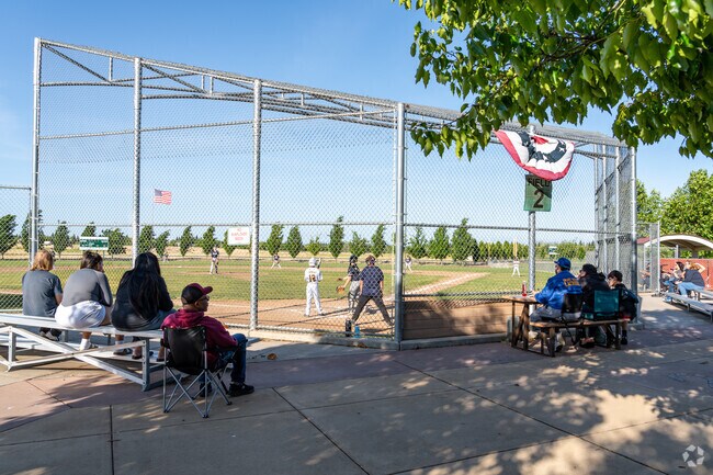 Baseball games are hosted regularly at the North Natomas Regional Park.