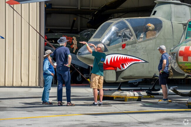 Families love learning about aviation at the Palm Springs Air Museum near Sonora Sunrise neighborhood.