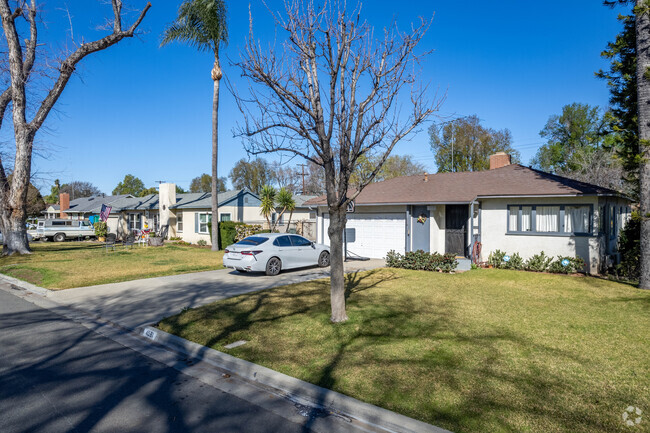 Most lawns and homes are well kept in the Magnolia Center neighborhood.