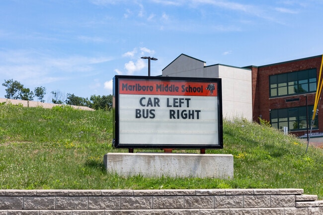 Marlboro Middle School main sign.