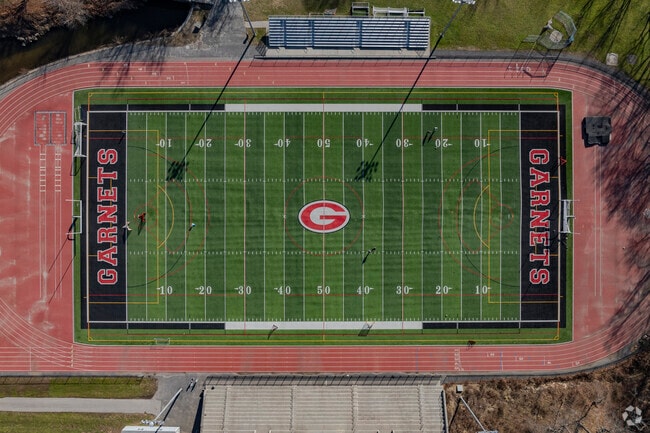 Rye High School at 3 Parsons Street in Rye, NY.