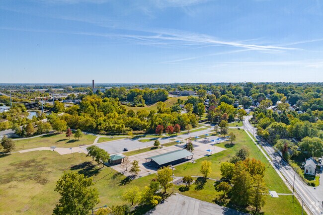 Residents head over to Lemay Park to enjoy time at the playground or for sporting activities.
