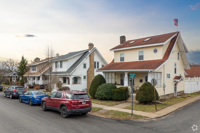 There are Vintage Bungalows on the streets of Indiana.