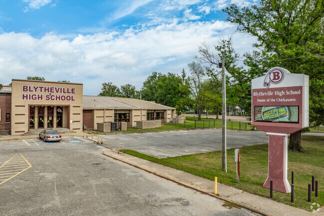 Blytheville High School is home to around 450 students.