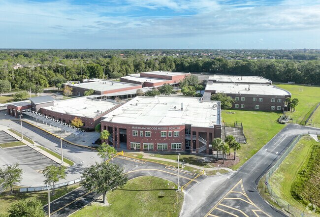 Markham Woods Middle School is a public school serving the Heathrow community.
