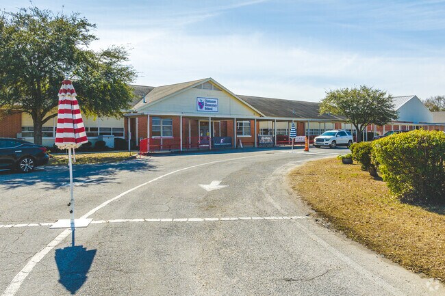 Chickasaw Elementary School is where many Chickasaw youth attend school.