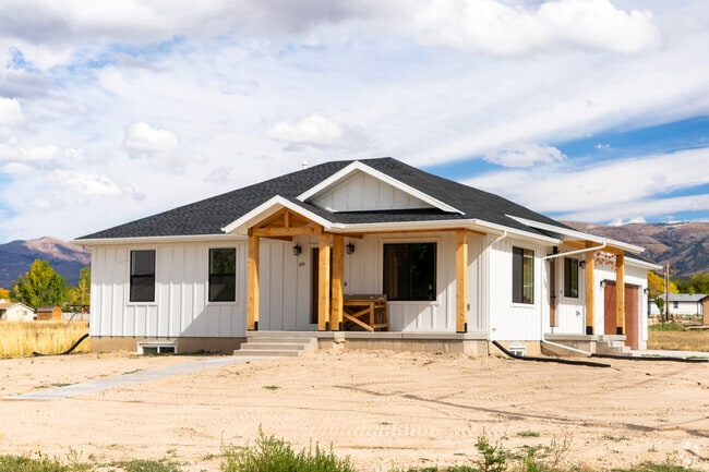 New Traditional bungalows offer large yards and front porches.