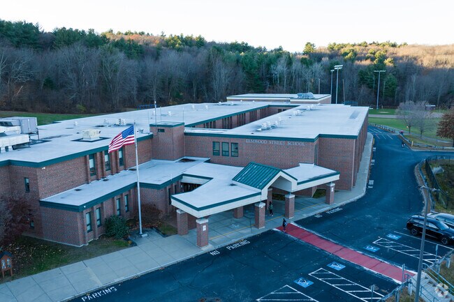 Elmwood Street Elementary School main entrance.