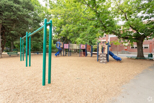 There is plenty of fun to have at recess on the Sabin Elementary School playground.