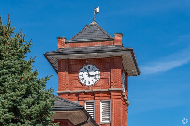 City Hall and its red brick clock tower are iconic and host a variety of events in West Dundee.