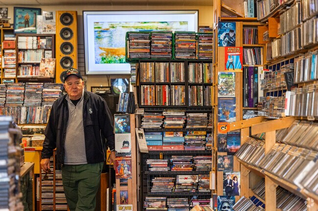 Vortex Music and Movies vintage entertainment in the North Juanita neighborhood