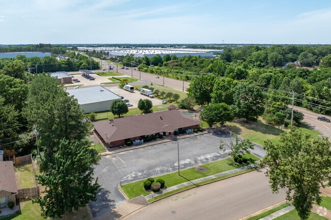 Mature trees surround Christ Trinity Christian Academy in Memphis.