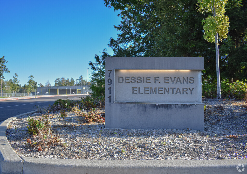 Dessie F. Evans Elementary School in the South Hill neighborhood.