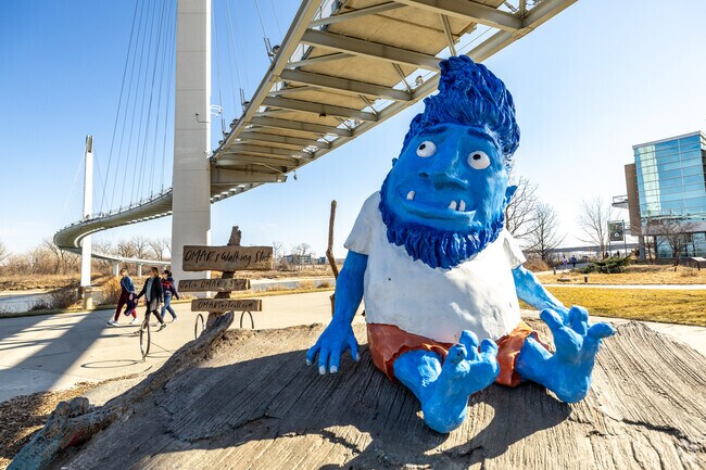 Everyone needs to visit Omar at the Bob Kerry Bridge in Downtown Omaha.