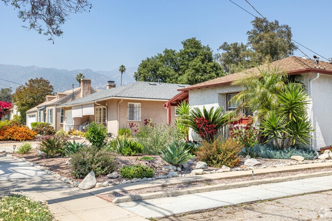 Muir Heights has rows of cute, picturesque bungalow-style houses.