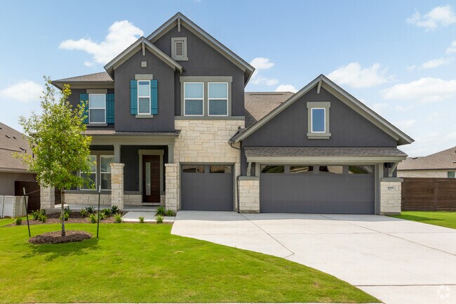 Newly developed traditional homes found in the neighborhood.