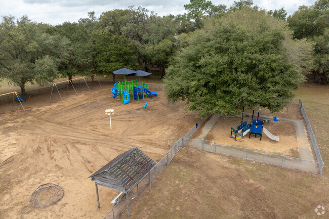McRae Elementary School offers a newly renovated play area for students.