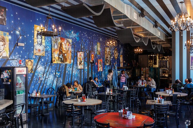 Blue Moon Too, near Riverside, serves brunch all day.