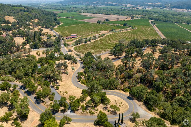 Drive the gorgeous winding roads to visit your favorite winery in Geyserville, Ca.