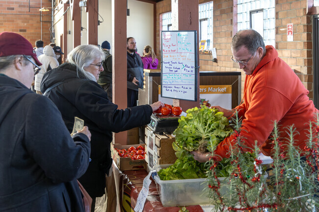 Rochester Winter Farmers Market has a selection of fresh seasonal produce.