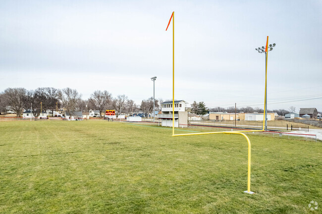 You will find a football field behind 
Bishop Neumann Jr/Sr Catholic High School.