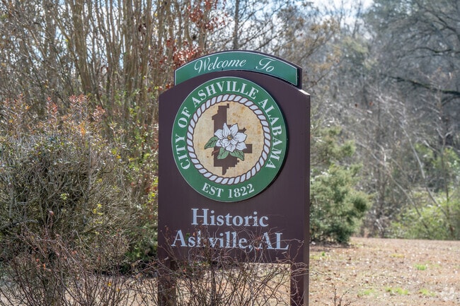 Ashville Alabama founded in 1822.