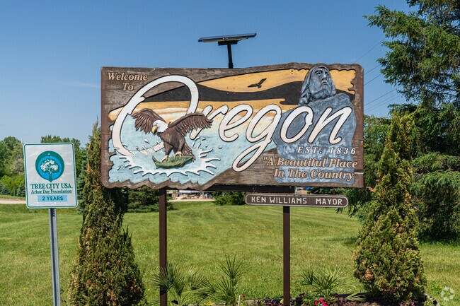 Oregon is a city in Illinois along the Rock River.