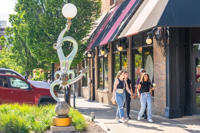 Public art is on display all over Downtown Champaign.