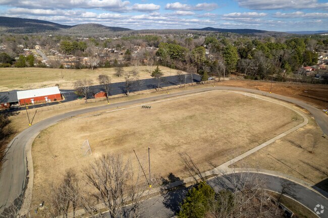 Track and football field at McNair Junior High School in Huntsville Alabama.