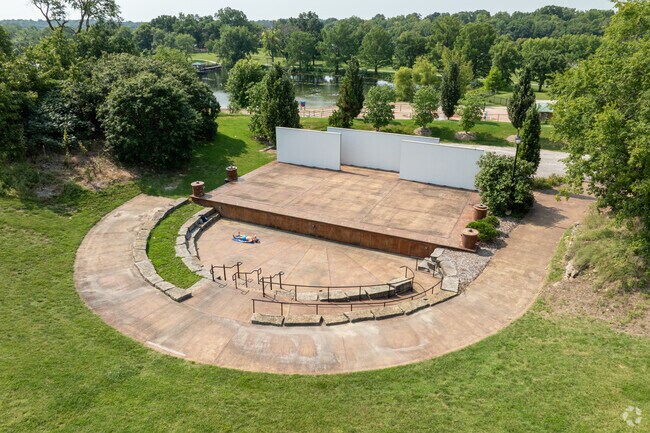 Stephens Lake Park is home to the local amphitheater.