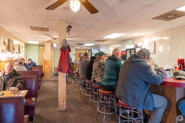 Topton residents head to the popular Jake's Downtown Diner for a breakfast meal with friends.