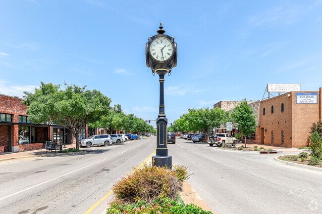 When Downtown Edmond residents visit the heart of Edmond, they can view the clocktower.