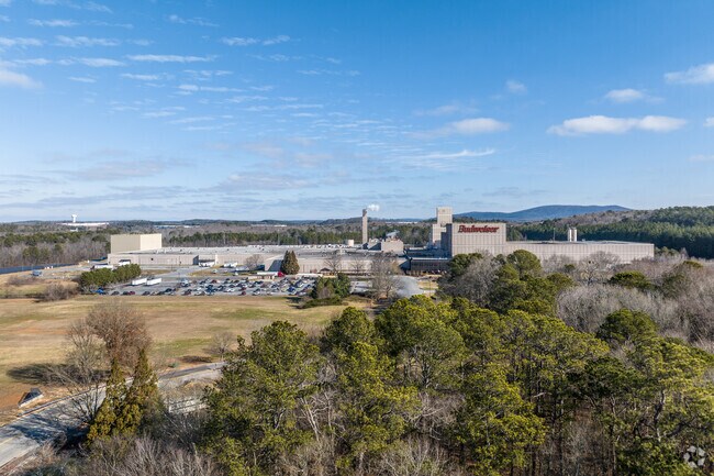 Anheuser-Busch, owner of Budweiser, has a manufacturing plant in Cartersville.