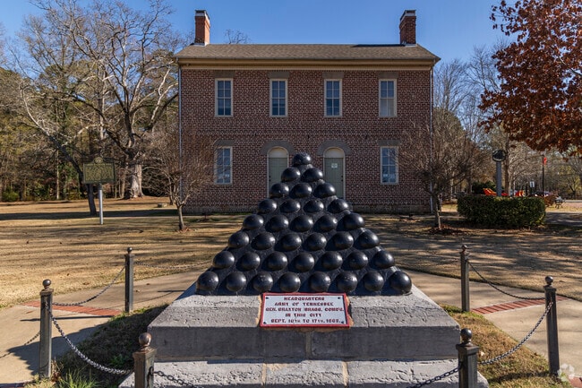 John B Gordon Hall, named for the confederate general, sits at the Joe Stock Park.