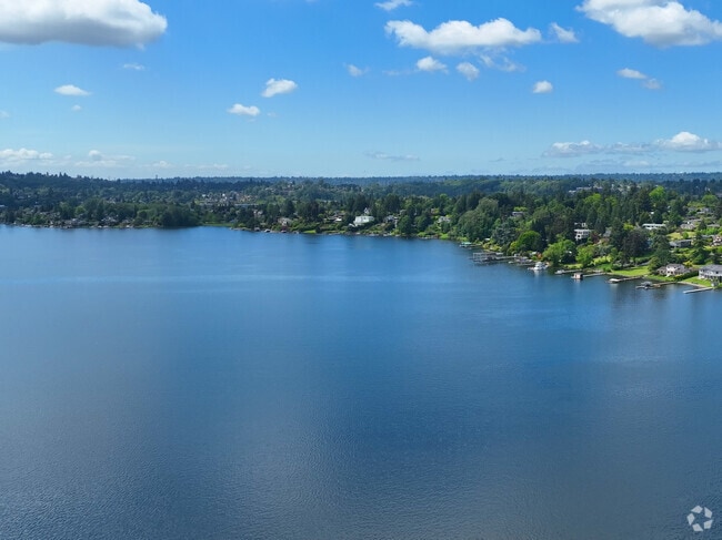 Lake Washington and the Brighton neighborhood.